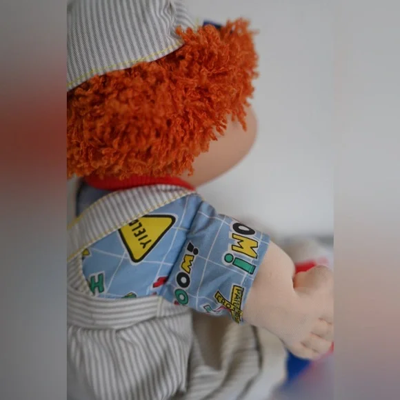 Vintage Cabbage Patch Kid 1990 First Edition Ruff’ N’ Tuff Red Head Hasbro CPK - Picture 8 of 16